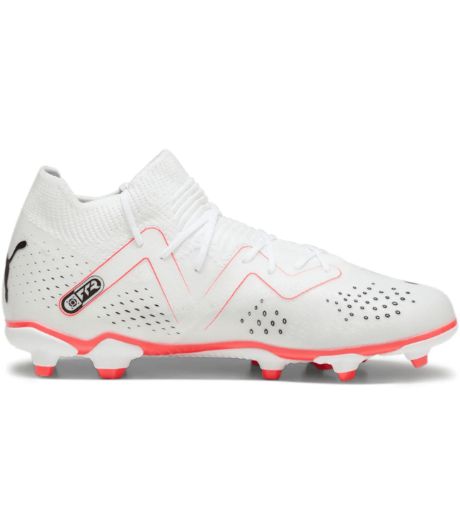 Puma Puma Jr Future Match FG/AG - White/Black/Fire Orchid