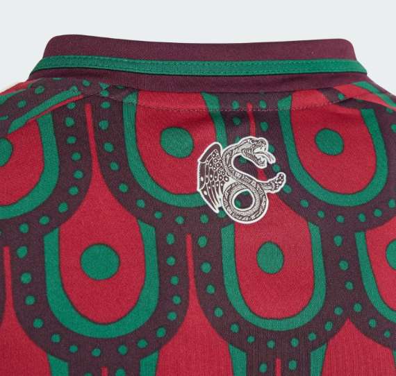 adidas Mexico FMF Copa America 2024 Home Jersey - Burgundy/Multi