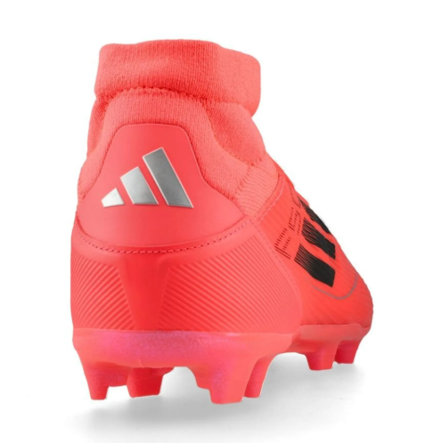 adidas Womens F50 League Mid FG / MG - Turbo/Aurora/Platinum Metallic