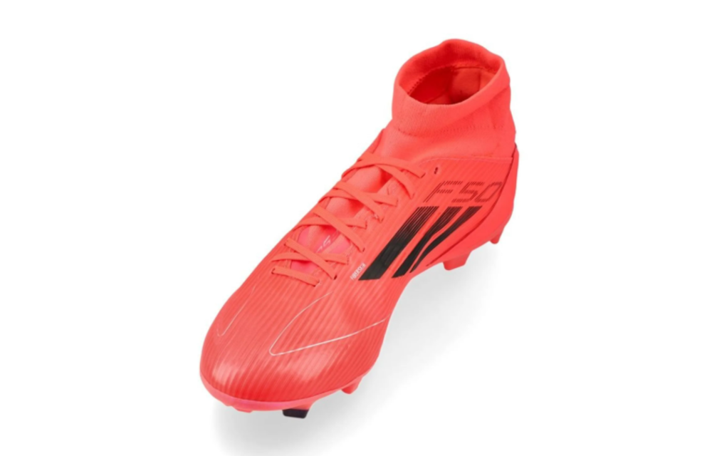 adidas Womens F50 League Mid FG / MG - Turbo/Aurora/Platinum Metallic