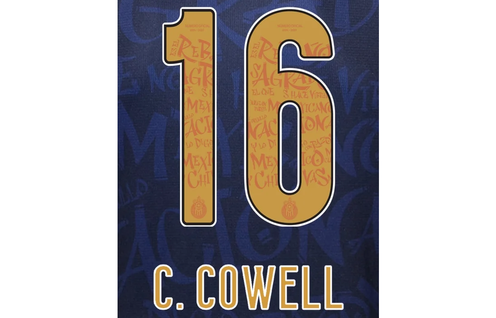 Liga MX 2025 Official Nameset ( Name and Number Set)
