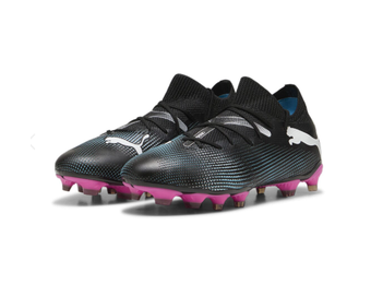 Puma Womens Future 7 Match FG/AG - Black/White/Poison Pink