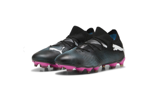 Puma Womens Future 7 Match FG/AG - Black/White/Poison Pink