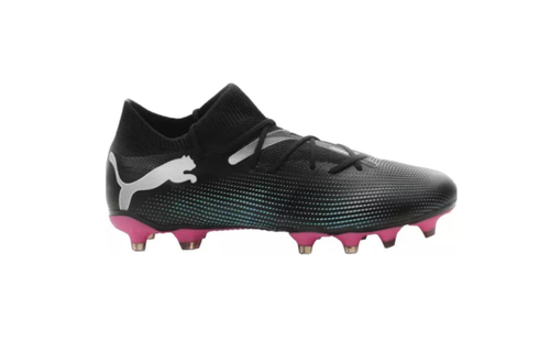 Puma Womens Future 7 Match FG/AG - Black/White/Poison Pink