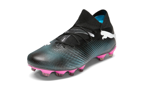 Puma Womens Future 7 Match FG/AG - Black/White/Poison Pink