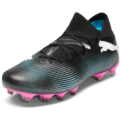 Puma Womens Future 7 Match FG/AG - Black/White/Poison Pink