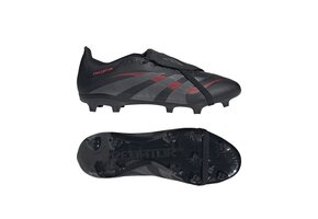 adidas Predator 25 League Fold Over Tongue FG Stealth Pack -Black/Grey Four/Lucid Red