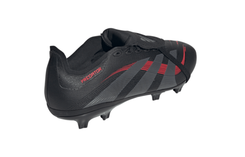 adidas Predator 25 League Fold Over Tongue FG Stealth Pack -Black/Grey Four/Lucid Red