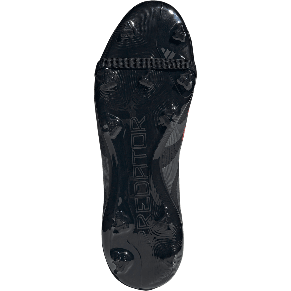 adidas Predator 25 League Fold Over Tongue FG Stealth Pack -Black/Grey Four/Lucid Red