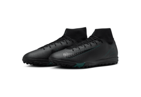 Nike Zoom Mercurial Superfly 10 Shadow Academy TF Turf - Black/Deep Jungle/Black