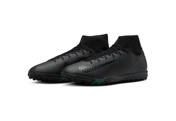 Nike Zoom Mercurial Superfly 10 Shadow Academy TF Turf - Black/Deep Jungle/Black