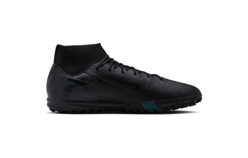 Nike Zoom Mercurial Superfly 10 Shadow Academy TF Turf - Black/Deep Jungle/Black