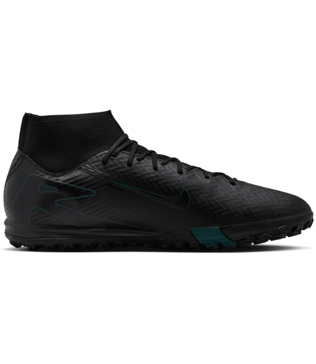 Nike Nike Zoom Mercurial Superfly 10 Shadow Academy TF Turf - Black/Deep Jungle/Black