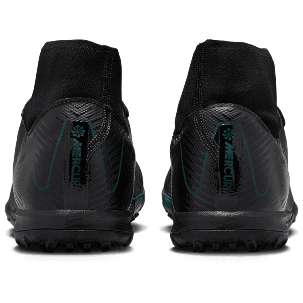Nike Zoom Mercurial Superfly 10 Shadow Academy TF Turf - Black/Deep Jungle/Black
