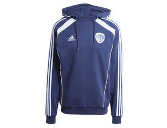 adidas Sporting Kansas City MLS 2025 Travel Hoodie Full-Zip Jacket