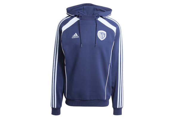 adidas Sporting Kansas City MLS 2025 Travel Hoodie Full-Zip Jacket
