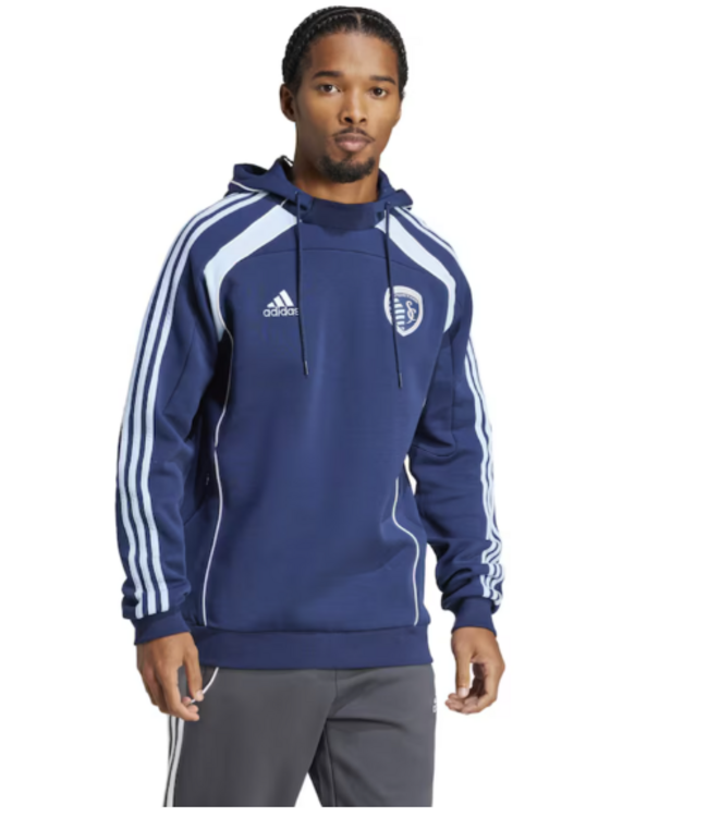 adidas adidas Sporting Kansas City MLS 2025 Travel Hoodie Full-Zip Jacket
