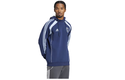 adidas Sporting Kansas City MLS 2025 Travel Hoodie Full-Zip Jacket