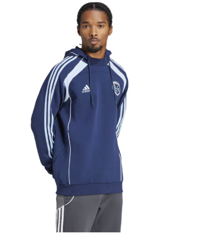 adidas adidas Sporting Kansas City MLS 2025 Travel Hoodie Full-Zip Jacket