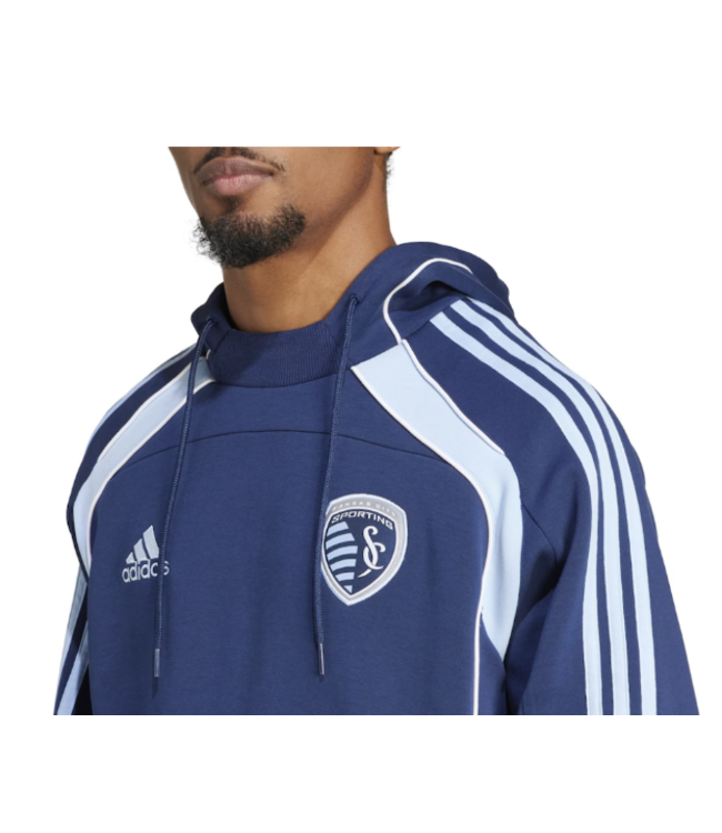 adidas adidas Sporting Kansas City MLS 2025 Travel Hoodie Full-Zip Jacket