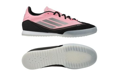 adidas Messi F50 Freestyle 24 Inter Miami IN Indoor - Light Pink/Silver Metallic/Black