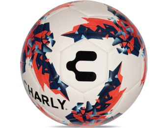 Charly Reptar Training Soccer Ball - White/Multi