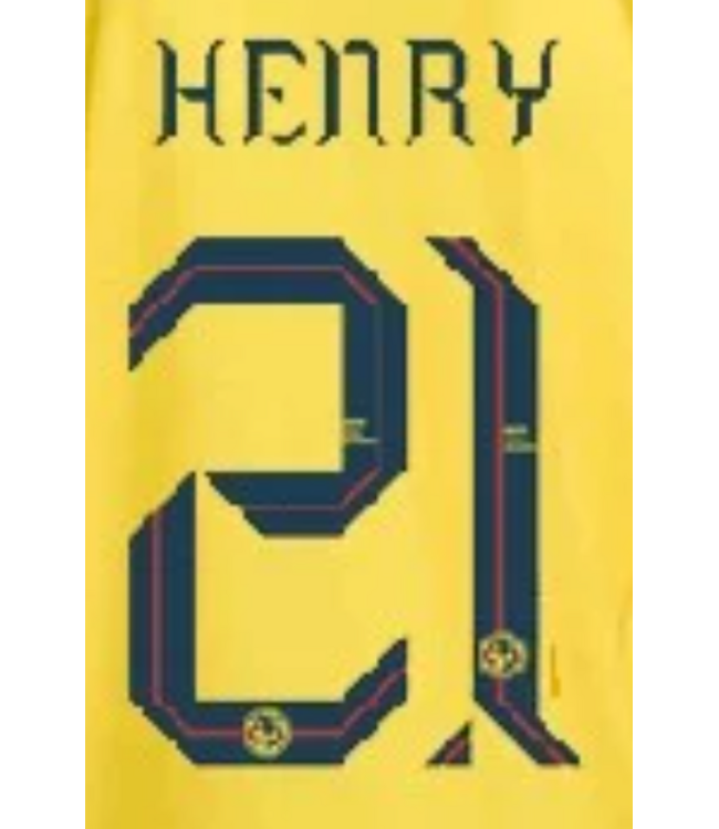 Uni-Sport Liga MX 2025 Official Nameset ( Name and Number Set)