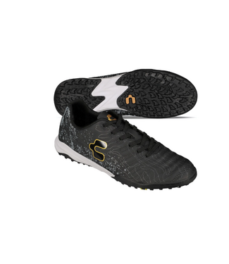 Charly Charly Hot Cross 4.0 TF Turf Soccer Shoes - Black/White/Gold