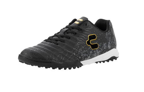 Charly Hot Cross 4.0 TF Turf Soccer Shoes - Black/White/Gold