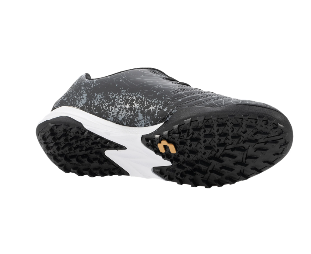 Charly Hot Cross 4.0 TF Turf Soccer Shoes - Black/White/Gold