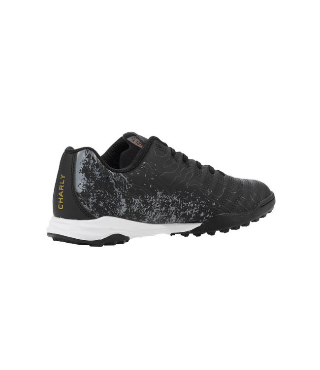 Charly Charly Hot Cross 4.0 TF Turf Soccer Shoes - Black/White/Gold