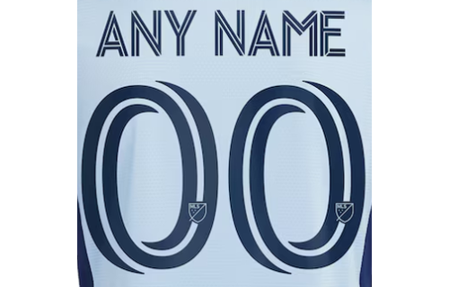 Sporting Kansas City MLS 2025 Official Namesets ( Name and Number Set)