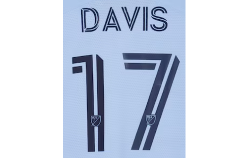 Sporting Kansas City MLS 2025 Official Namesets ( Name and Number Set)
