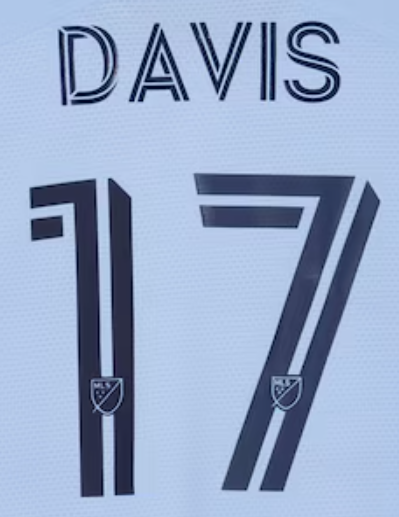 Sporting Kansas City MLS 2025 Official Namesets ( Name and Number Set)