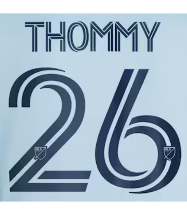 Uni-Sport Sporting Kansas City MLS 2025 Official Namesets ( Name and Number Set)