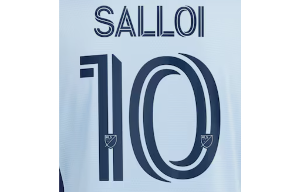 Sporting Kansas City MLS 2025 Official Namesets ( Name and Number Set)