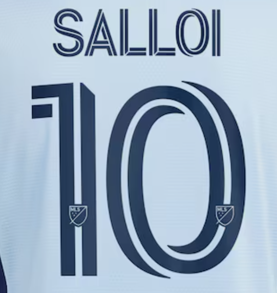 Sporting Kansas City MLS 2025 Official Namesets ( Name and Number Set)