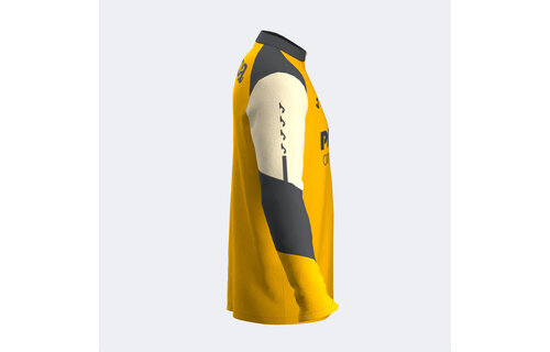 Joma Villareal 2024 - 25 Quarter Zip Training Top - Yellow/Grey/White