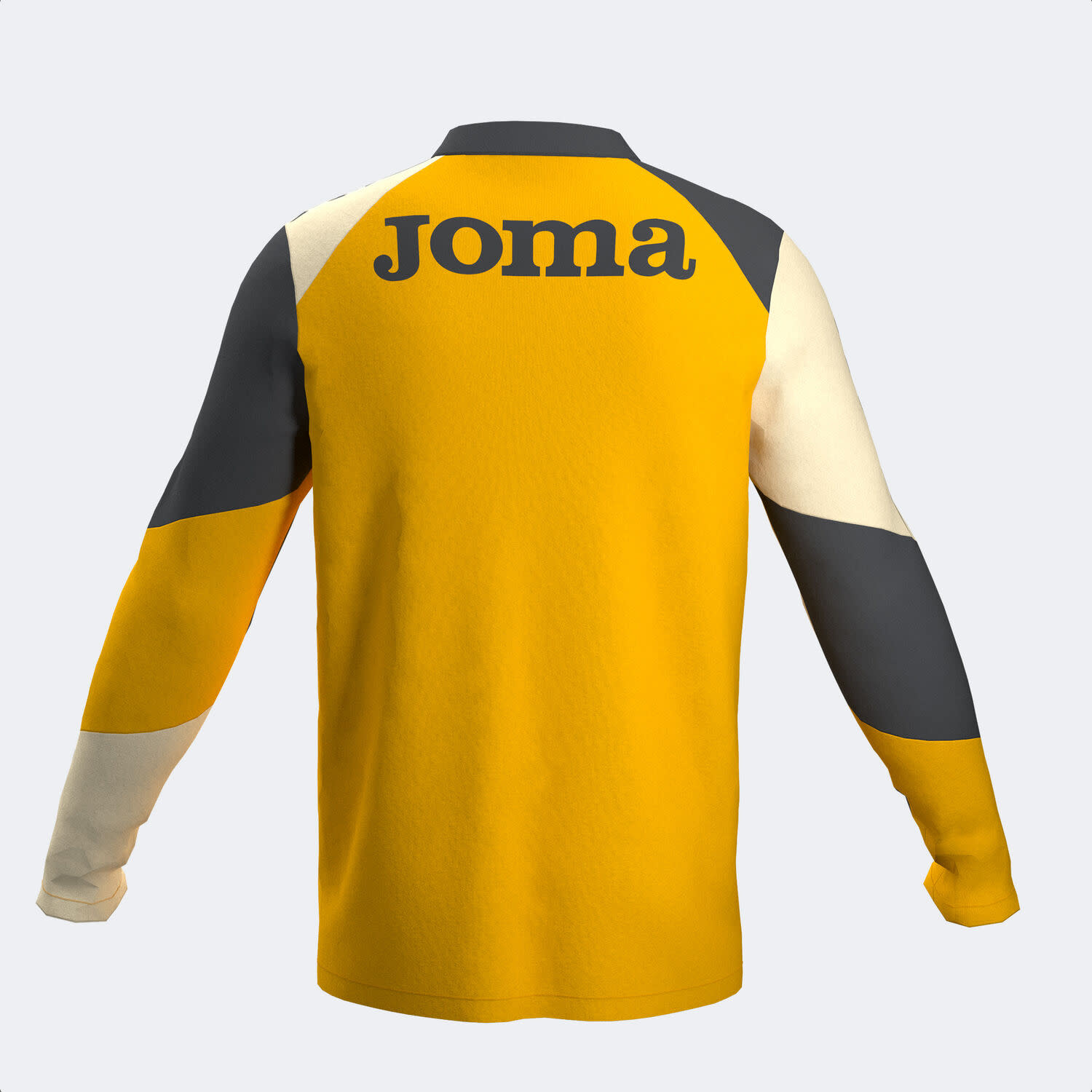 Joma Villareal 2024 - 25 Quarter Zip Training Top - Yellow/Grey/White