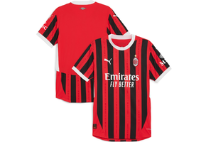 Puma AC Milan 2024 - 25 Authentic Home Jersey - Red/Black