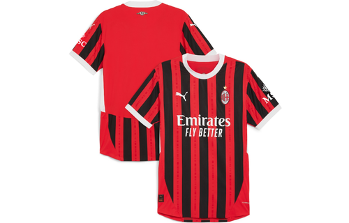 Puma AC Milan 2024 - 25 Authentic Home Jersey - Red/Black