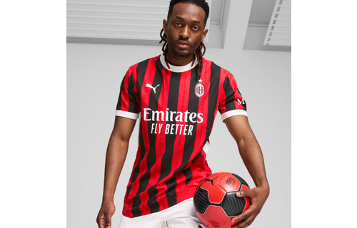 Puma AC Milan 2024 - 25 Authentic Home Jersey - Red/Black