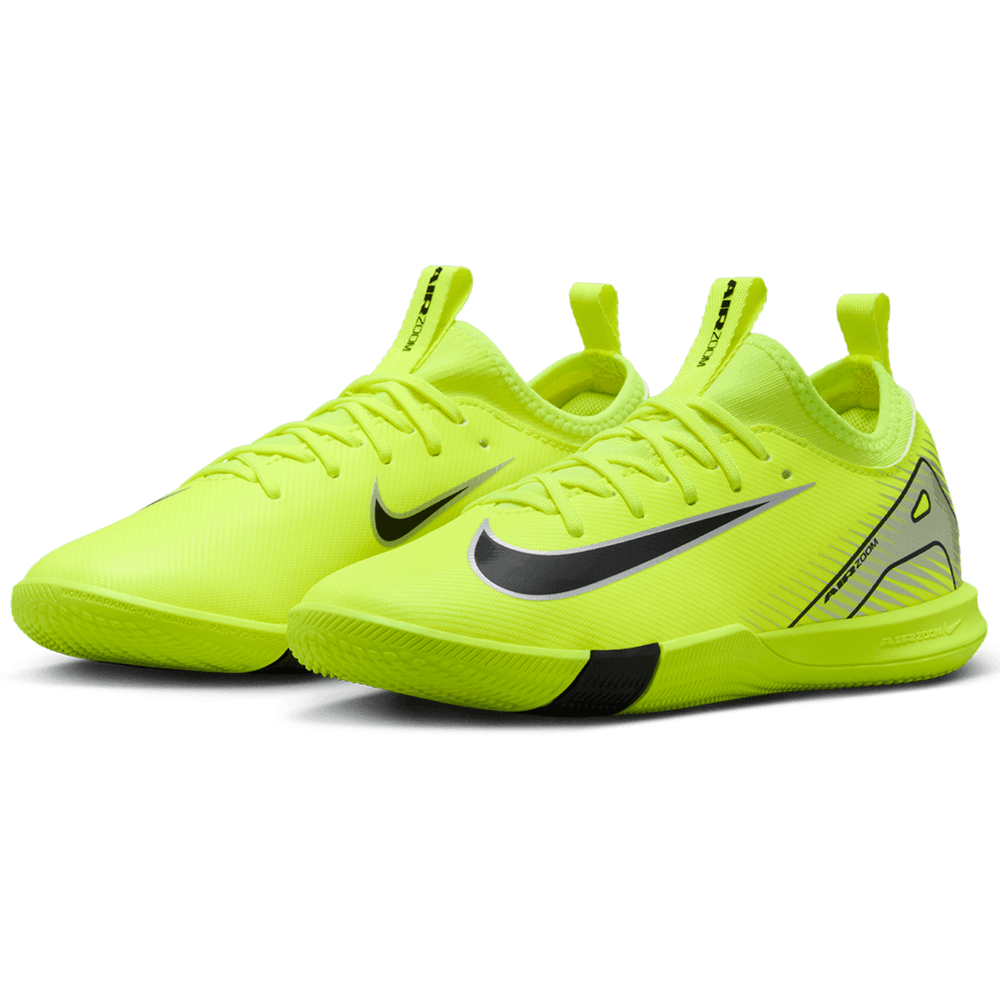 Nike Jr. Zoom Mercurial Vapor 16 Academy IC Mad Voltage Indoor Shoes- Volt/Black
