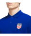 Nike Nike USA United States USMNT 2024 Pique Travel Polo - Royal Blue/White