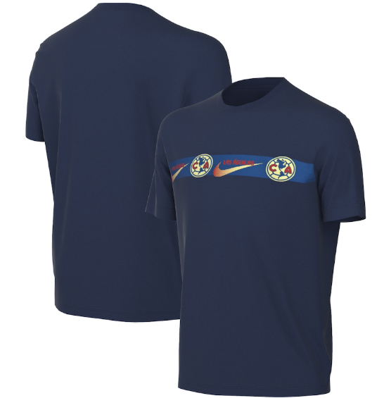 Nike Youth Club America 2023-24 Repeat Graphic Tee Shirt - Mystic Navy