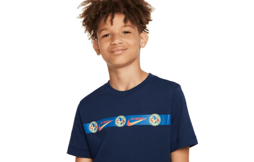 Nike Youth Club America 2023-24 Repeat Graphic Tee Shirt - Mystic Navy