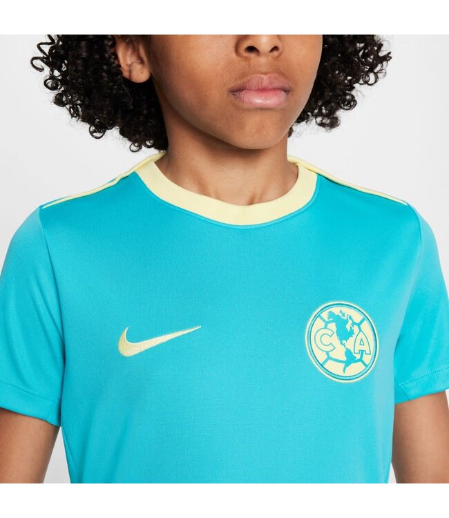 Nike Nike Youth Club America 2023- 24 Academy Pro PreMatch Jersey - Dusty Cactus/Lemon Chiffon