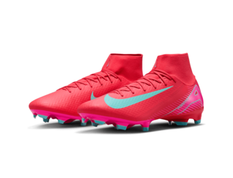 Nike Zoom Mercurial Superfly 10 Academy FG Soccer Cleats - Ember Glow/Aurora Green