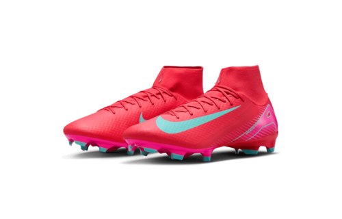 Nike Zoom Mercurial Superfly 10 Academy FG Soccer Cleats - Ember Glow/Aurora Green