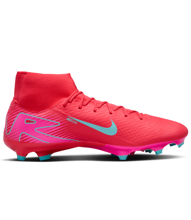 Nike Nike Zoom Mercurial Superfly 10 Academy FG Soccer Cleats - Ember Glow/Aurora Green
